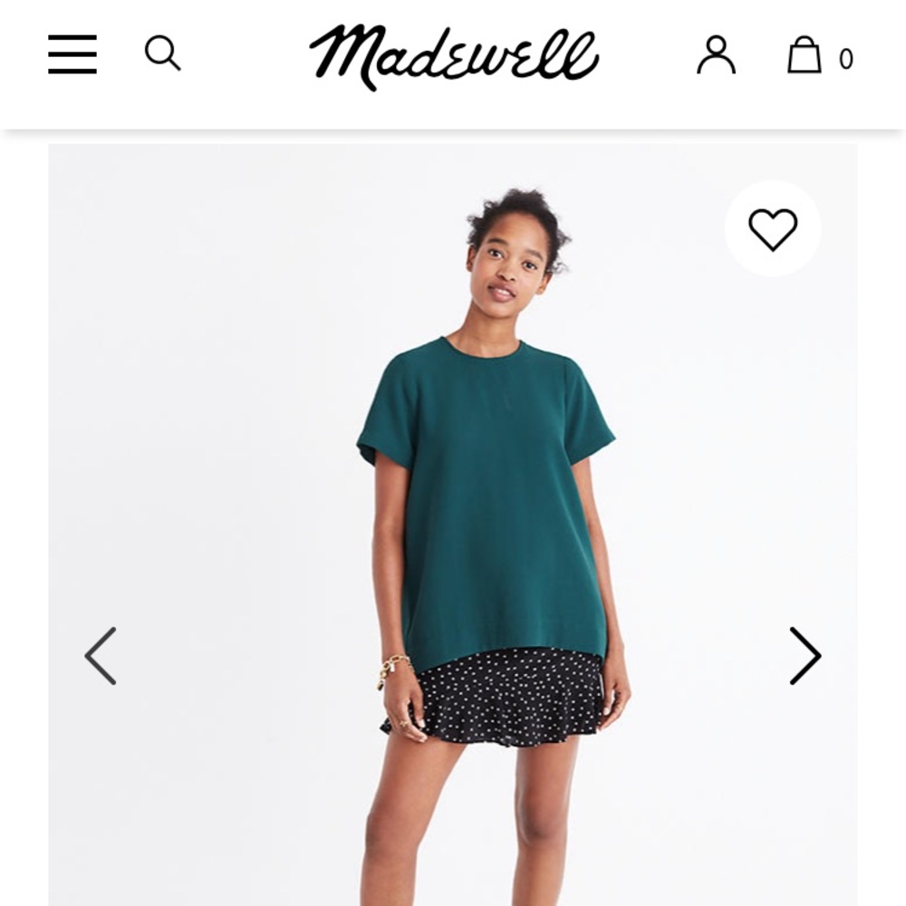 Madewell Tailored Tee - Picture 1 of 7